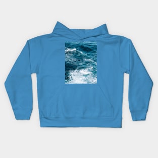 Sea waves Kids Hoodie